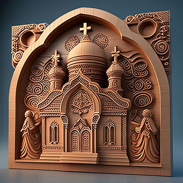 3D model orthodox church (STL)